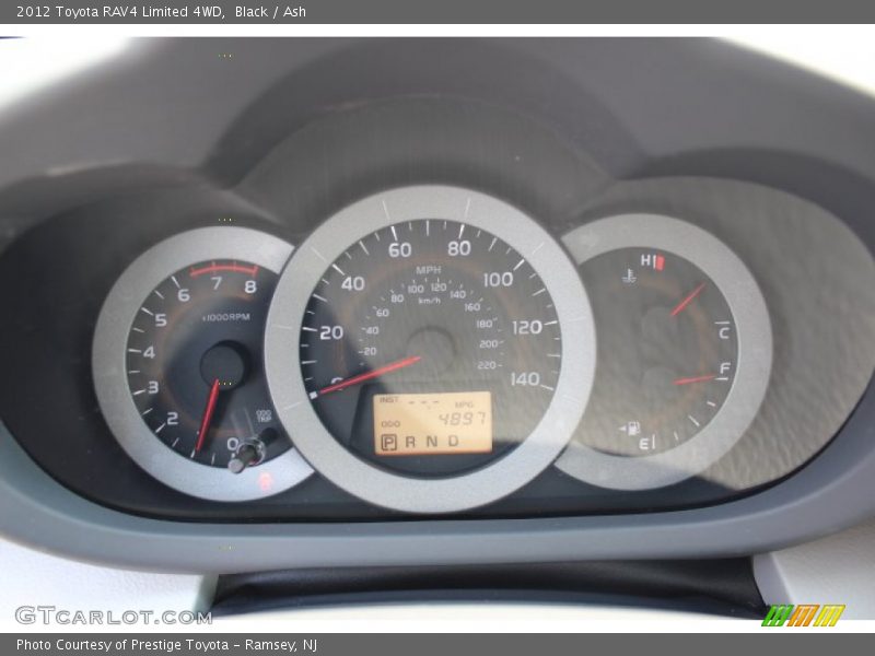 Black / Ash 2012 Toyota RAV4 Limited 4WD
