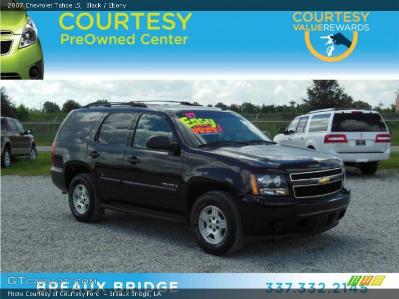 Black / Ebony 2007 Chevrolet Tahoe LS
