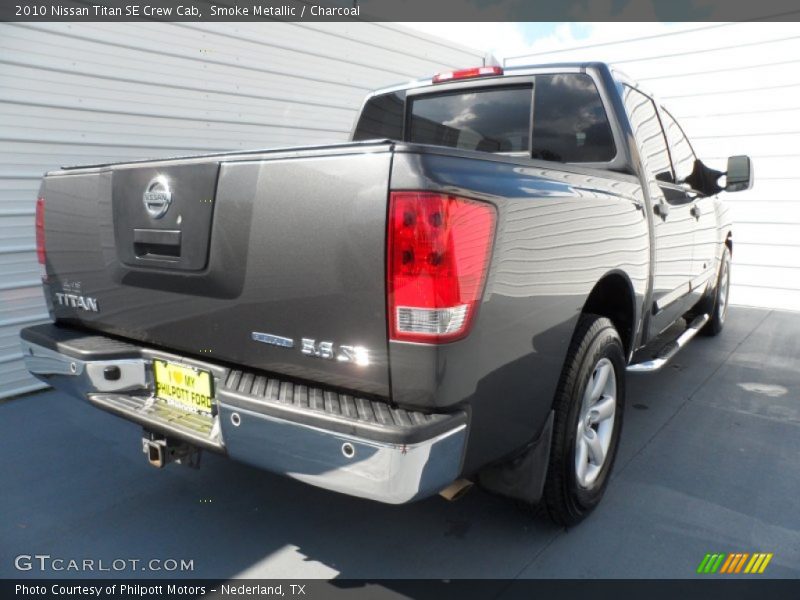 Smoke Metallic / Charcoal 2010 Nissan Titan SE Crew Cab