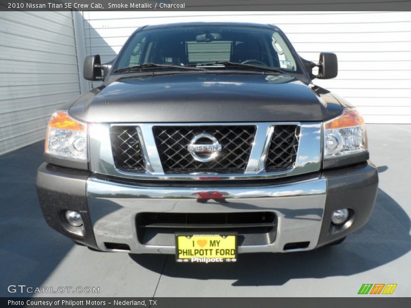 Smoke Metallic / Charcoal 2010 Nissan Titan SE Crew Cab
