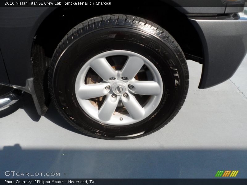 Smoke Metallic / Charcoal 2010 Nissan Titan SE Crew Cab