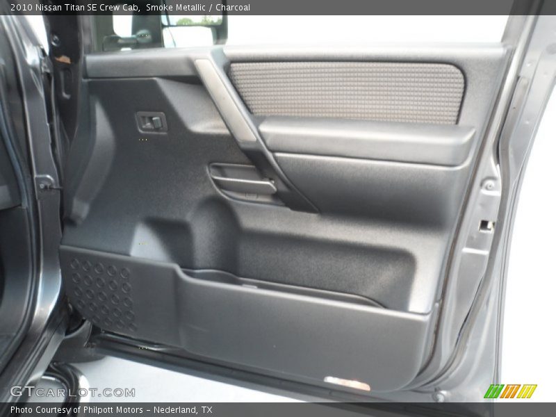 Smoke Metallic / Charcoal 2010 Nissan Titan SE Crew Cab
