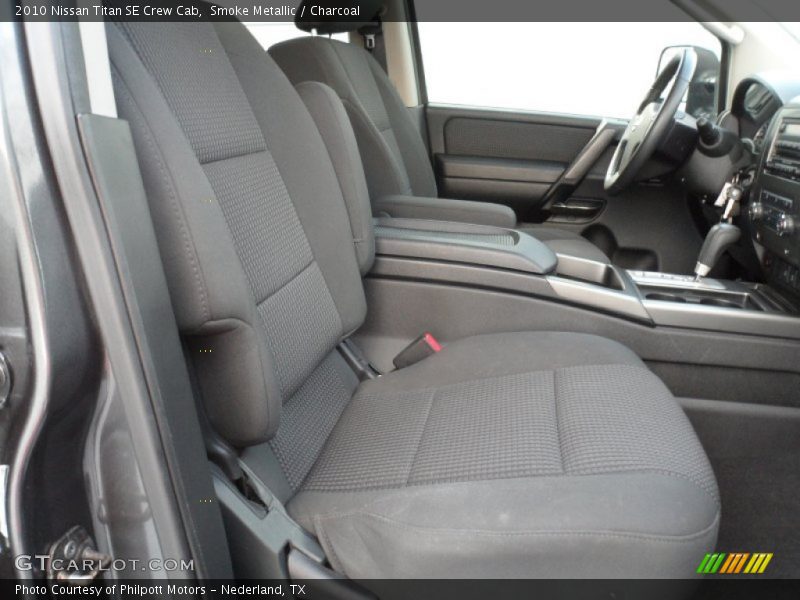 Smoke Metallic / Charcoal 2010 Nissan Titan SE Crew Cab