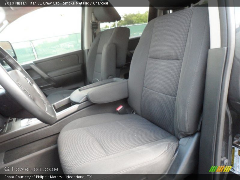 Smoke Metallic / Charcoal 2010 Nissan Titan SE Crew Cab