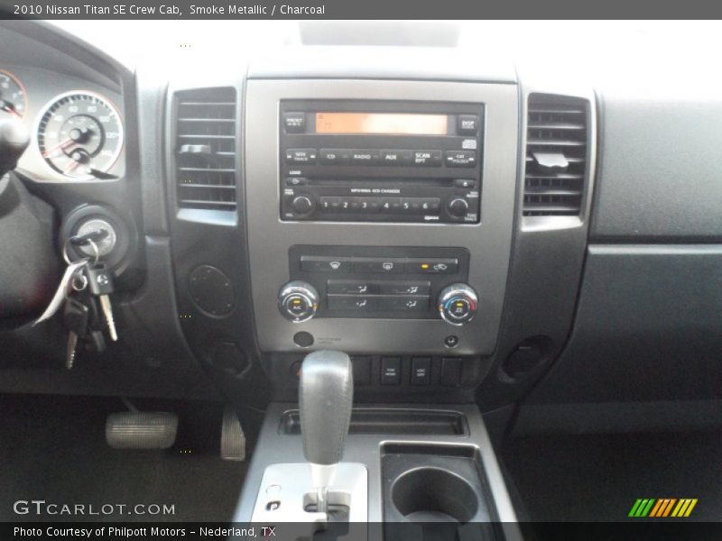 Smoke Metallic / Charcoal 2010 Nissan Titan SE Crew Cab