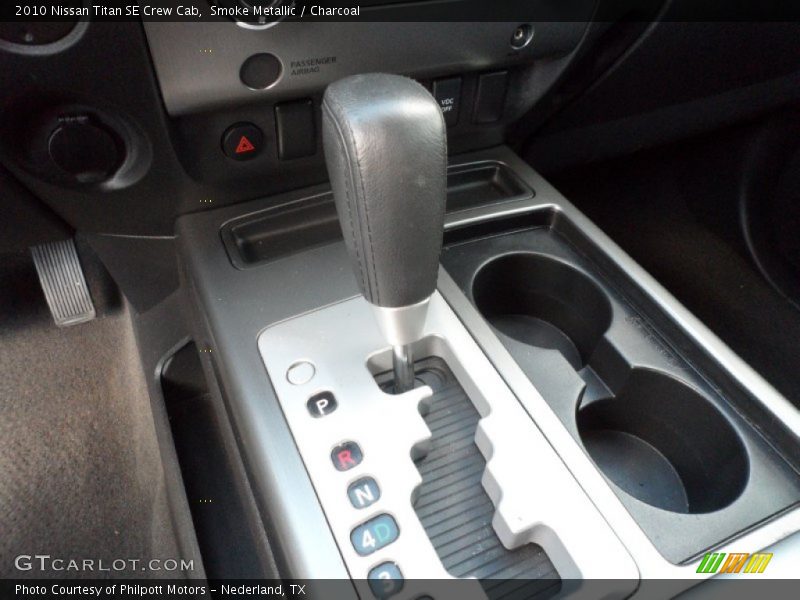 Smoke Metallic / Charcoal 2010 Nissan Titan SE Crew Cab