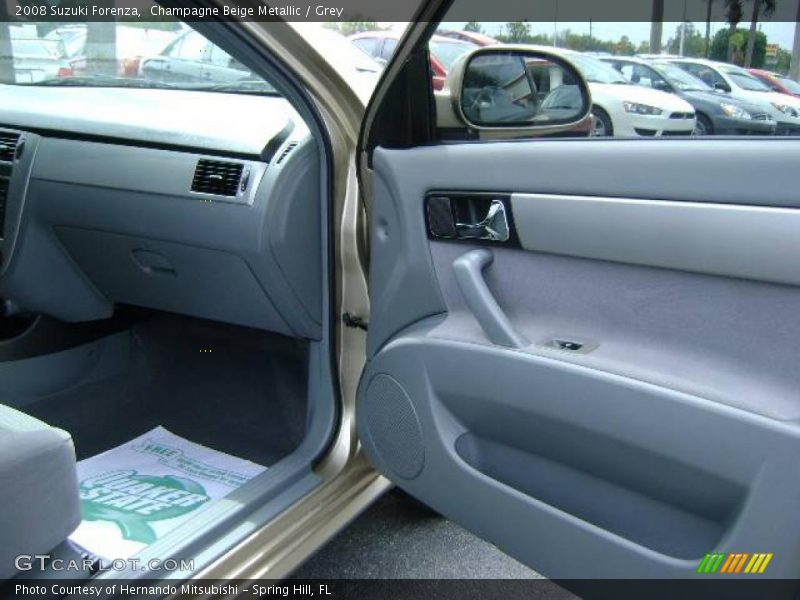Champagne Beige Metallic / Grey 2008 Suzuki Forenza