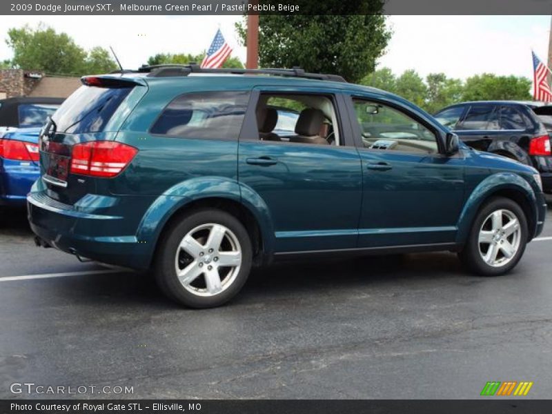 Melbourne Green Pearl / Pastel Pebble Beige 2009 Dodge Journey SXT