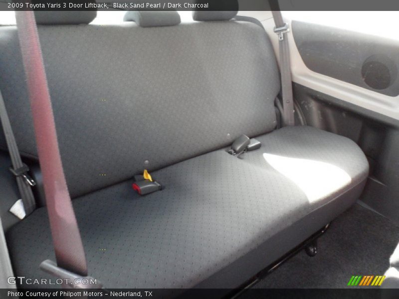Black Sand Pearl / Dark Charcoal 2009 Toyota Yaris 3 Door Liftback