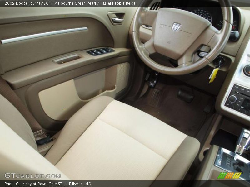 Melbourne Green Pearl / Pastel Pebble Beige 2009 Dodge Journey SXT