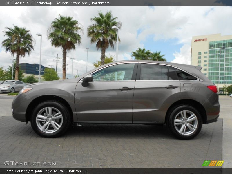 Amber Brownstone / Parchment 2013 Acura RDX Technology