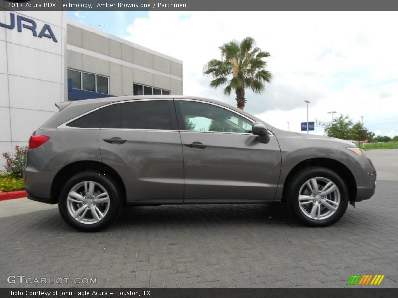 Amber Brownstone / Parchment 2013 Acura RDX Technology