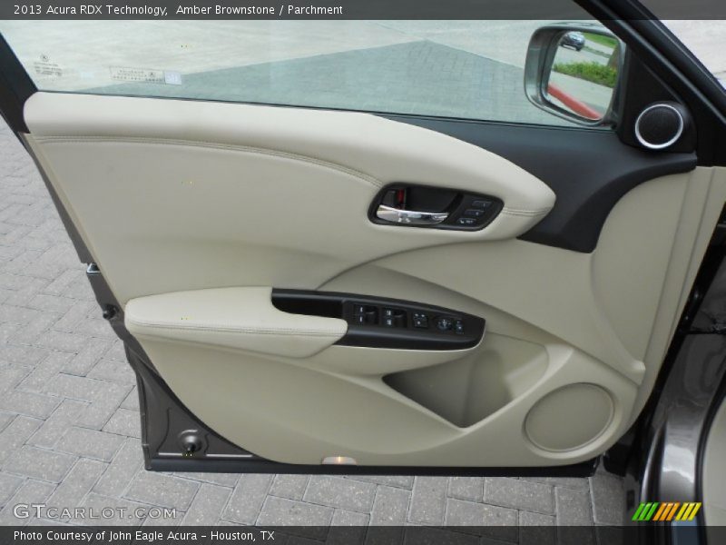 Amber Brownstone / Parchment 2013 Acura RDX Technology