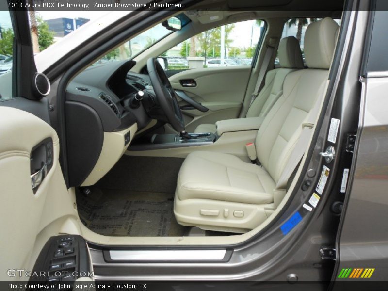 Amber Brownstone / Parchment 2013 Acura RDX Technology