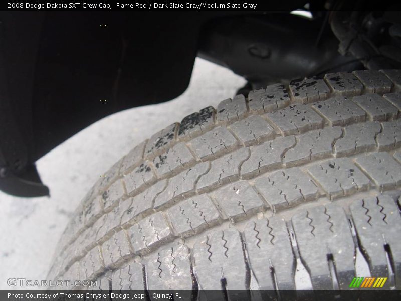 Flame Red / Dark Slate Gray/Medium Slate Gray 2008 Dodge Dakota SXT Crew Cab