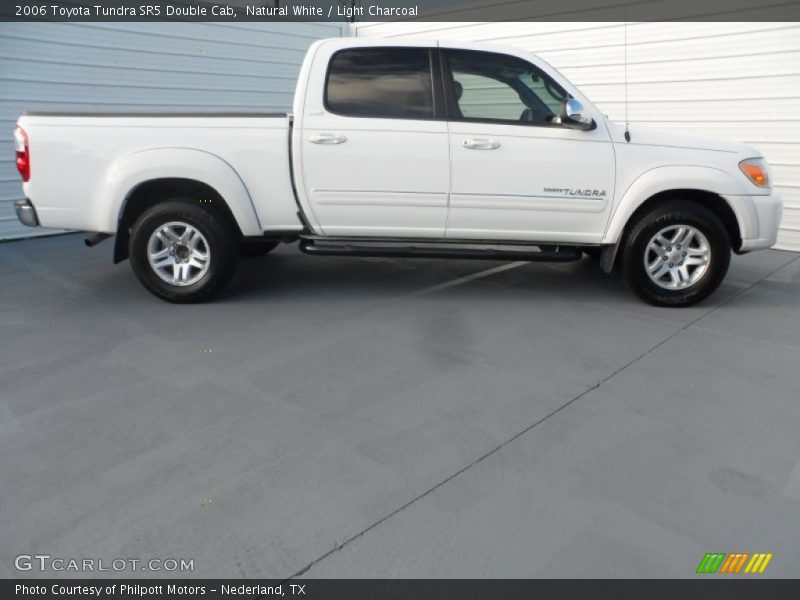 Natural White / Light Charcoal 2006 Toyota Tundra SR5 Double Cab