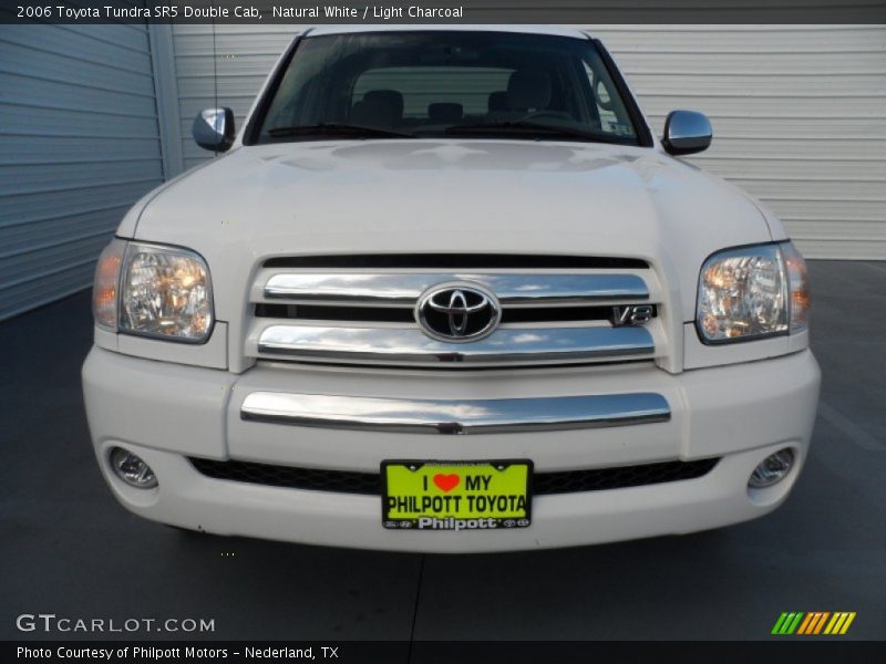 Natural White / Light Charcoal 2006 Toyota Tundra SR5 Double Cab