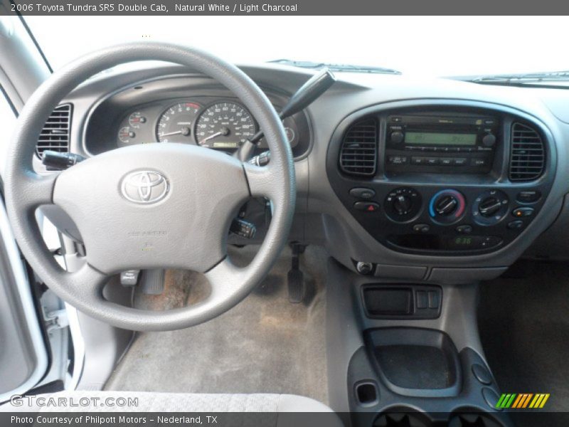 Natural White / Light Charcoal 2006 Toyota Tundra SR5 Double Cab