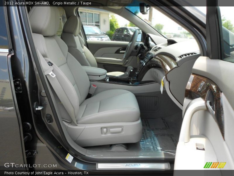 Grigio Metallic / Taupe 2012 Acura MDX SH-AWD