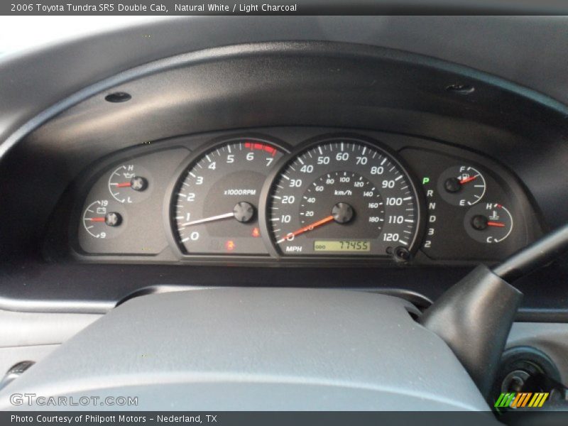 Natural White / Light Charcoal 2006 Toyota Tundra SR5 Double Cab