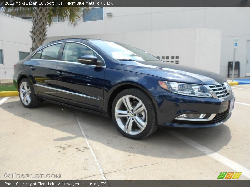 Night Blue Metallic / Black 2013 Volkswagen CC Sport Plus