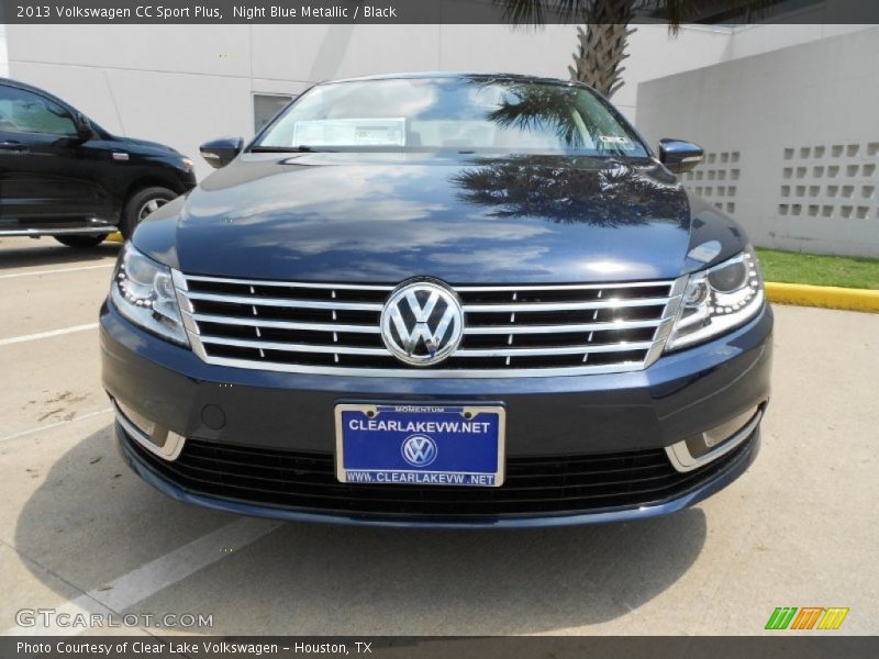 Night Blue Metallic / Black 2013 Volkswagen CC Sport Plus