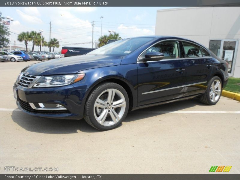 Night Blue Metallic / Black 2013 Volkswagen CC Sport Plus