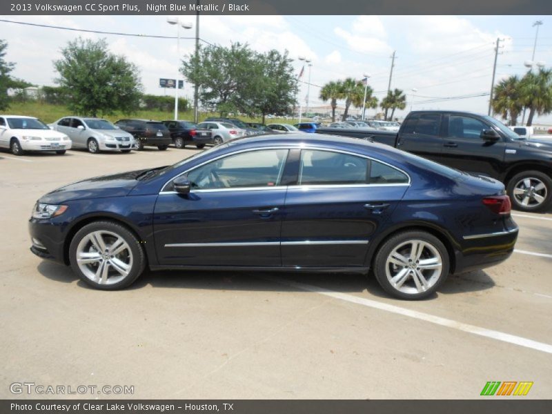Night Blue Metallic / Black 2013 Volkswagen CC Sport Plus
