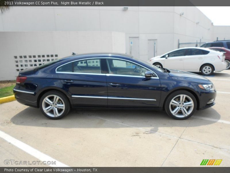 Night Blue Metallic / Black 2013 Volkswagen CC Sport Plus