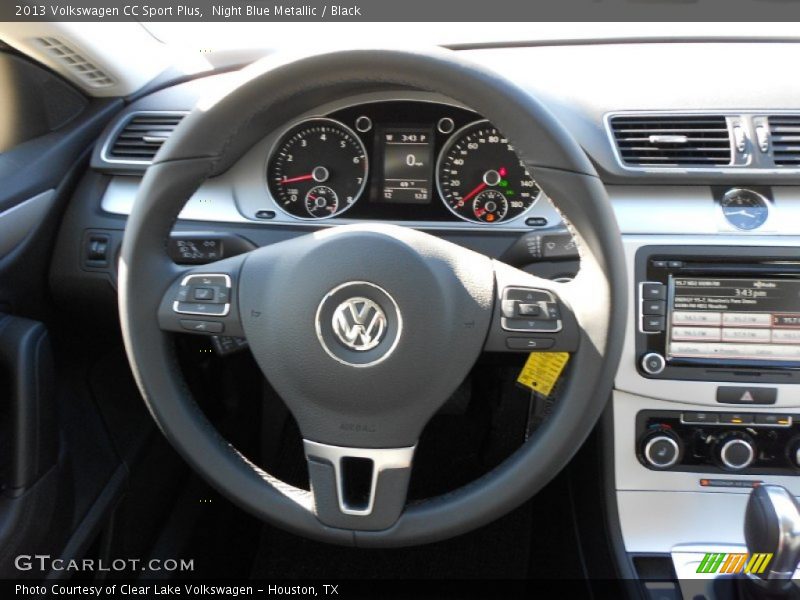 Night Blue Metallic / Black 2013 Volkswagen CC Sport Plus