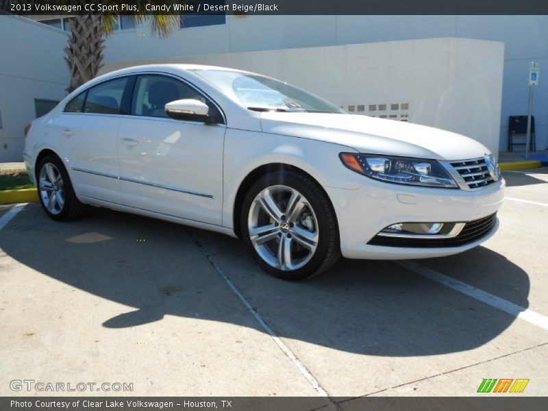 Candy White / Desert Beige/Black 2013 Volkswagen CC Sport Plus