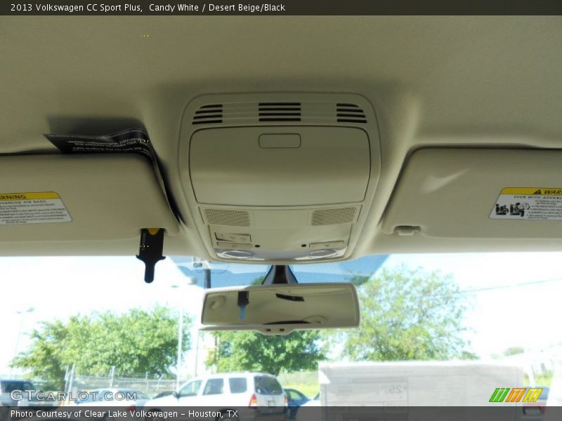 Candy White / Desert Beige/Black 2013 Volkswagen CC Sport Plus