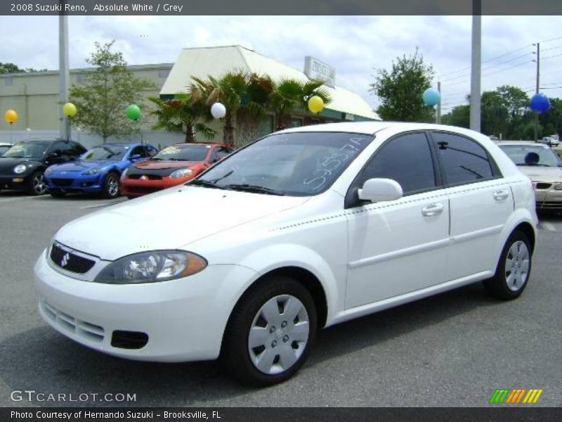 Absolute White / Grey 2008 Suzuki Reno