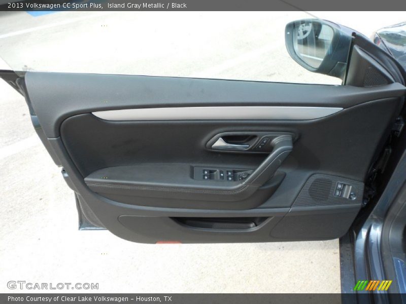 Island Gray Metallic / Black 2013 Volkswagen CC Sport Plus