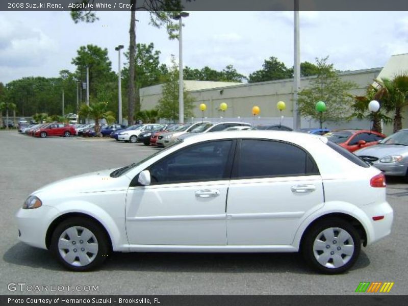 Absolute White / Grey 2008 Suzuki Reno