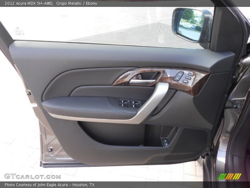 Grigio Metallic / Ebony 2012 Acura MDX SH-AWD