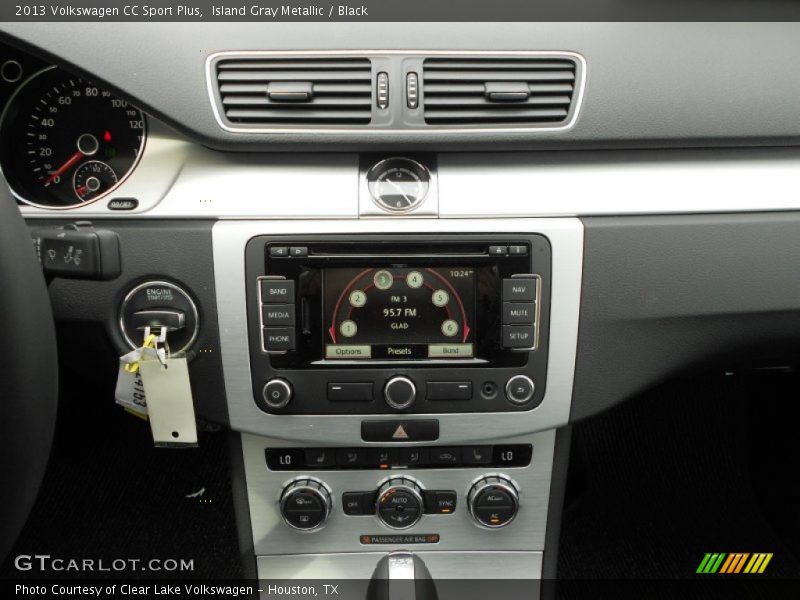 Island Gray Metallic / Black 2013 Volkswagen CC Sport Plus