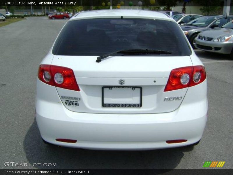 Absolute White / Grey 2008 Suzuki Reno