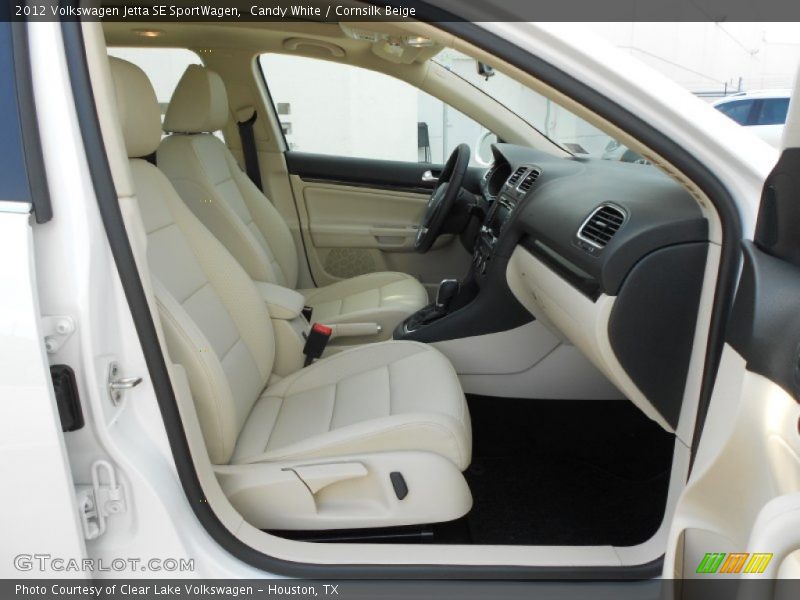 Candy White / Cornsilk Beige 2012 Volkswagen Jetta SE SportWagen