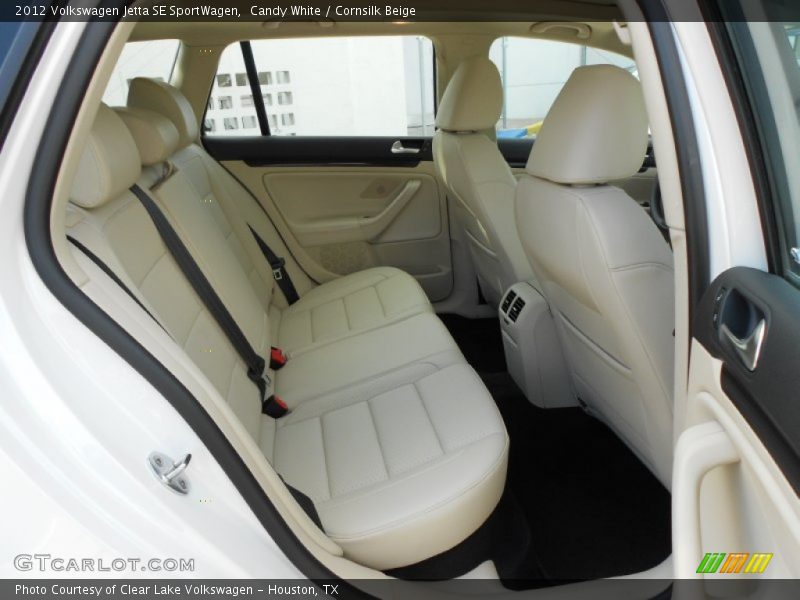 Candy White / Cornsilk Beige 2012 Volkswagen Jetta SE SportWagen
