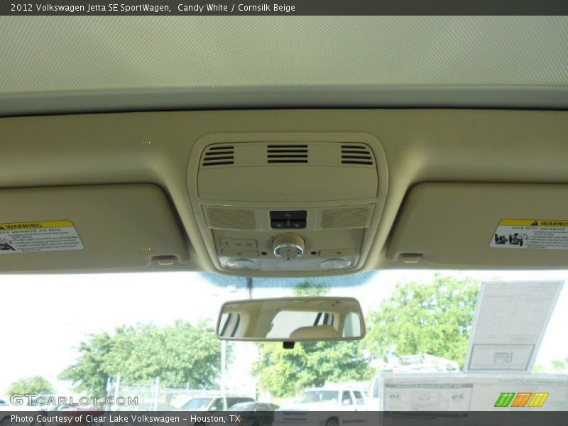 Candy White / Cornsilk Beige 2012 Volkswagen Jetta SE SportWagen