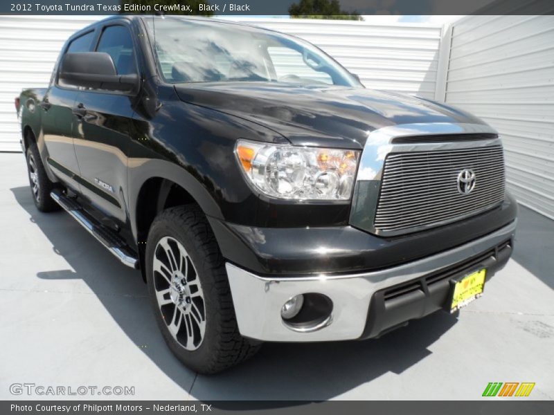 Black / Black 2012 Toyota Tundra Texas Edition CrewMax
