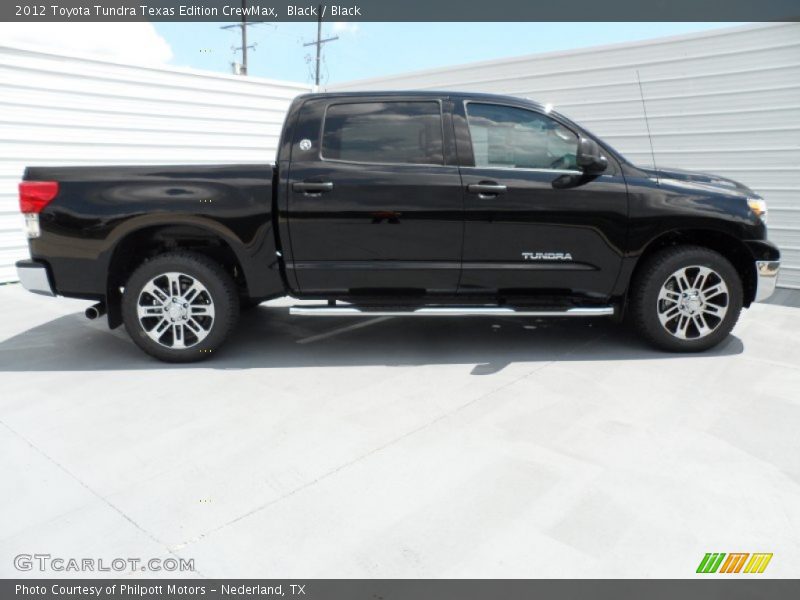 Black / Black 2012 Toyota Tundra Texas Edition CrewMax