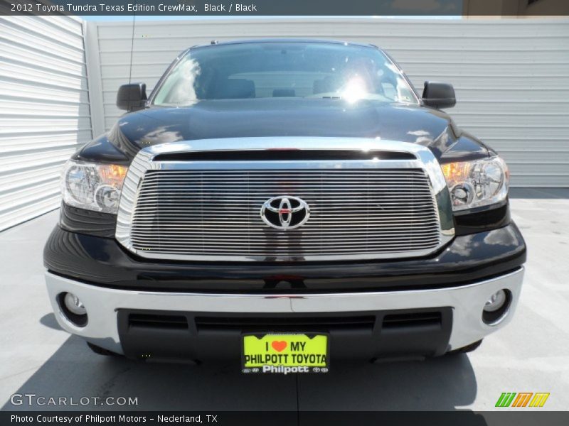 Black / Black 2012 Toyota Tundra Texas Edition CrewMax