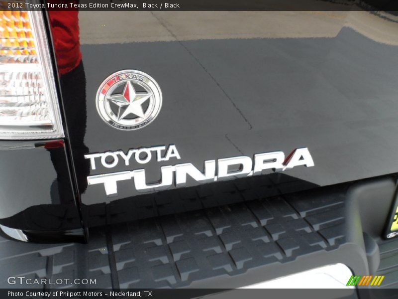 Black / Black 2012 Toyota Tundra Texas Edition CrewMax