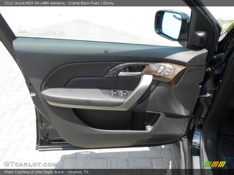 Crystal Black Pearl / Ebony 2012 Acura MDX SH-AWD Advance