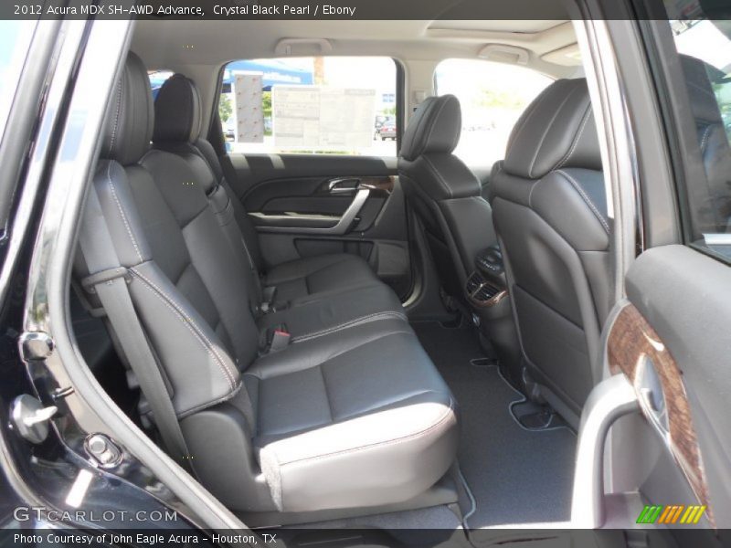 Crystal Black Pearl / Ebony 2012 Acura MDX SH-AWD Advance