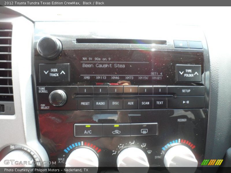 Black / Black 2012 Toyota Tundra Texas Edition CrewMax