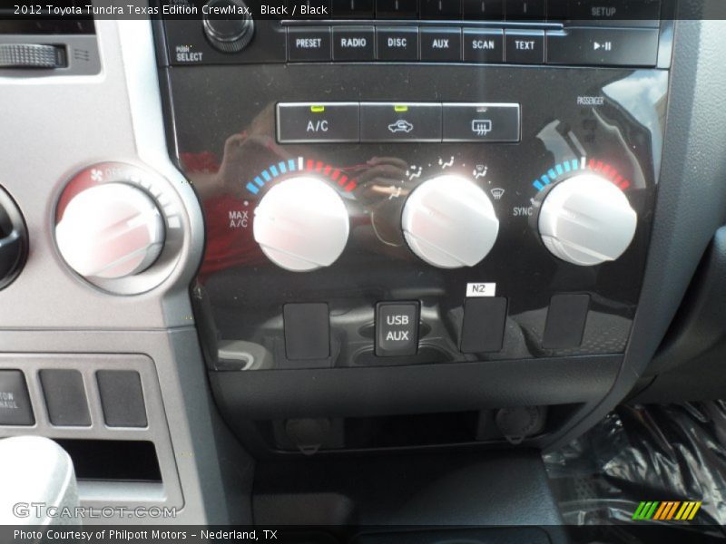 Black / Black 2012 Toyota Tundra Texas Edition CrewMax