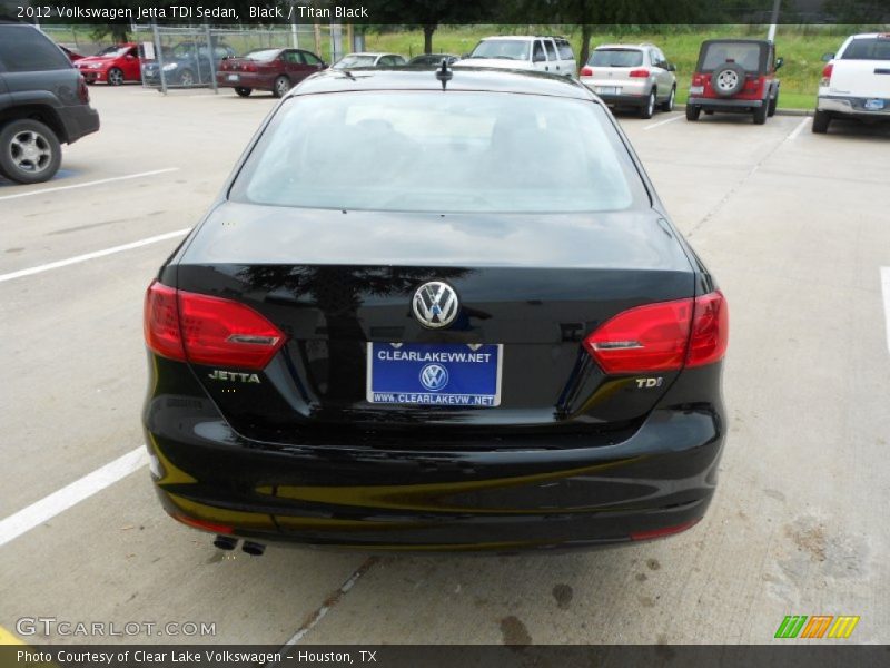 Black / Titan Black 2012 Volkswagen Jetta TDI Sedan